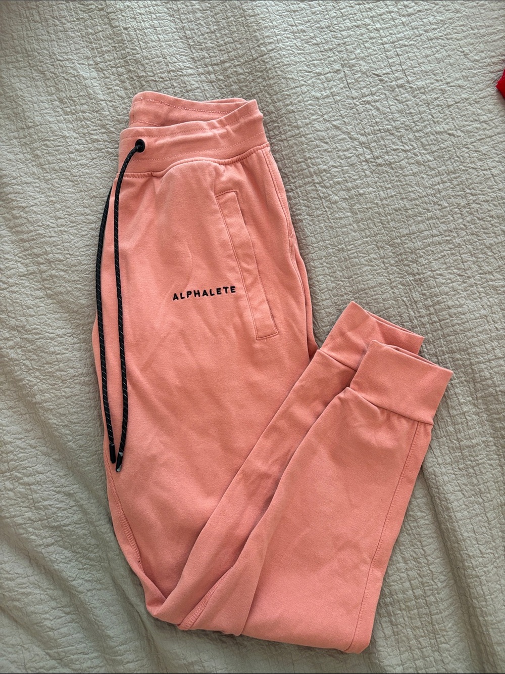 Alphalete Coral Pink Jogger Pants